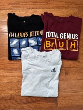 Boy Long Sleeve T-shirts Lot of 3 Cotton